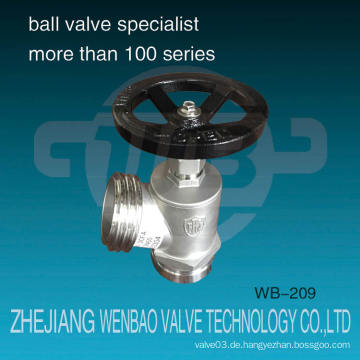 Wb-209 Wenzhou Fabrik Ss304 Edelstahl Hydrant Ventil Dn65 Dcfa